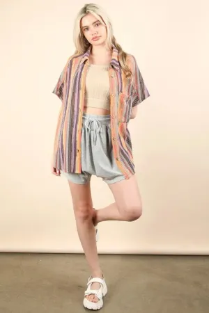 Mineral Washed Comfy Baggy Shorts