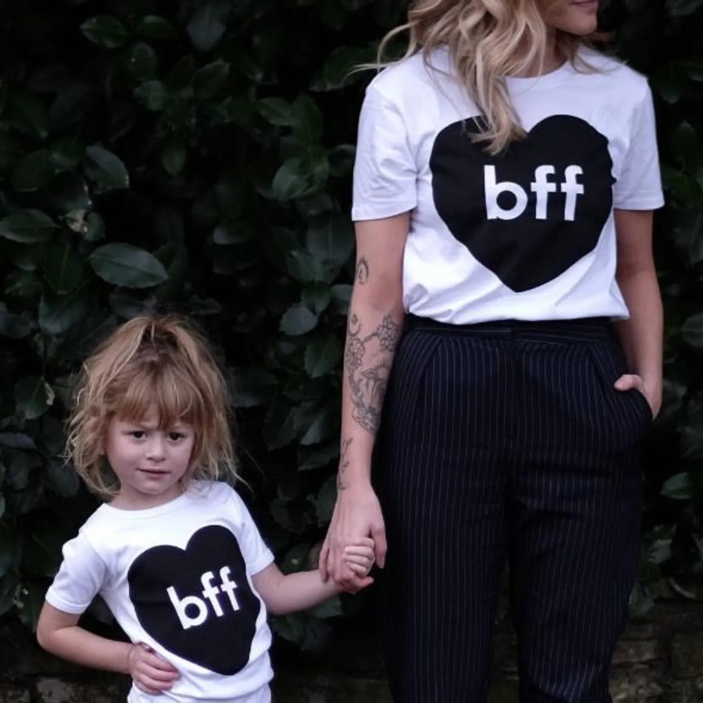 Modern BFF Heart Tee