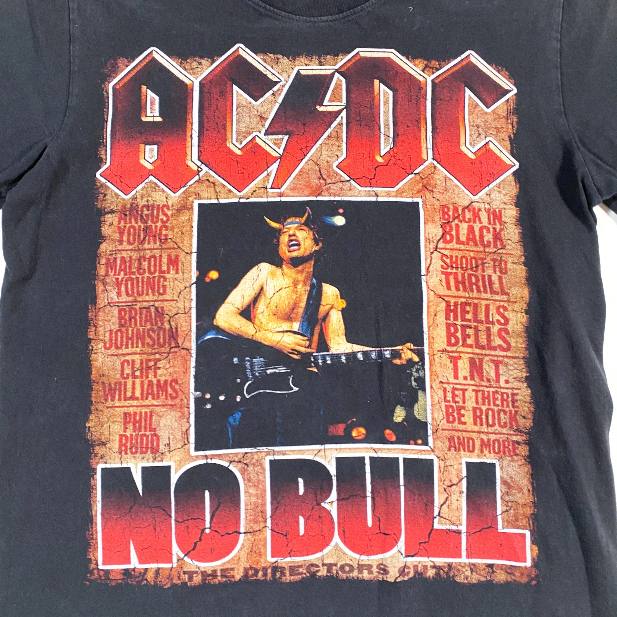 Modern Fake 90's Style AC/DC No Bull T-Shirt