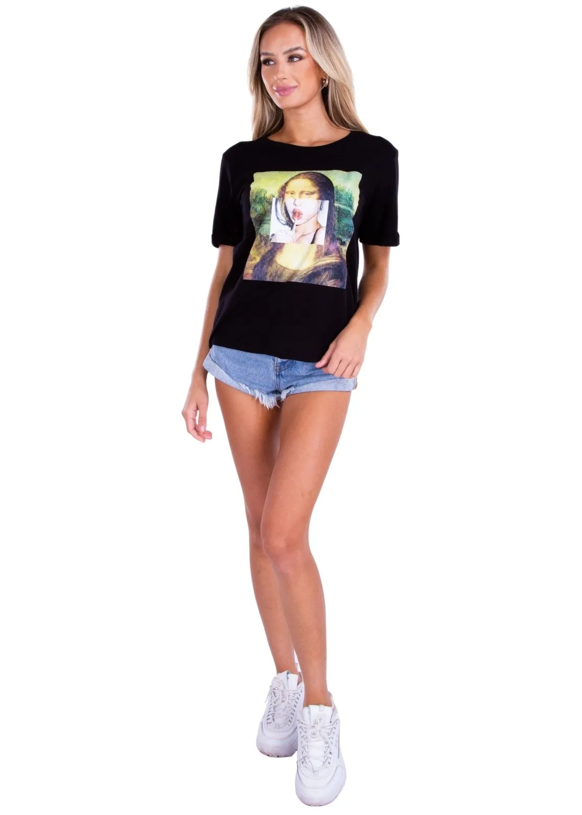 'Modern Monalisa' Graphic Tee