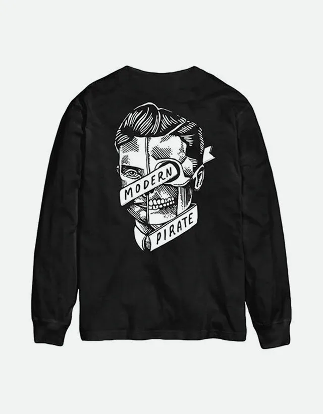 Modern Pirate - Superior L/S Pirate T-Shirt Black