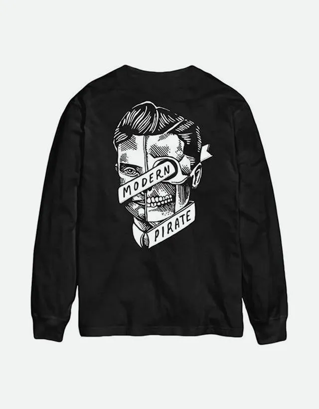 Modern Pirate - Superior L/S Pirate T-Shirt Black