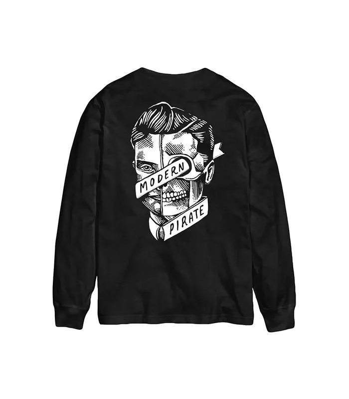 Modern Pirate - Superior L/S Pirate T-Shirt Black
