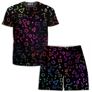 Modern Shapes T-Shirt and Shorts Combo