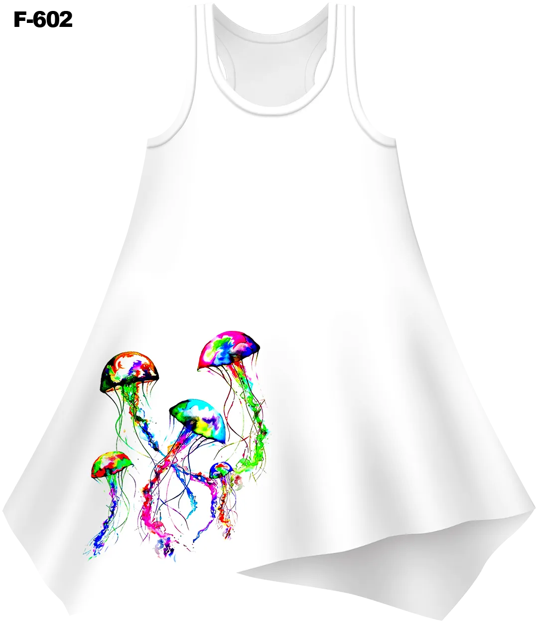 NEON JELLYFISH COVER-UP DRESS (LADIES)