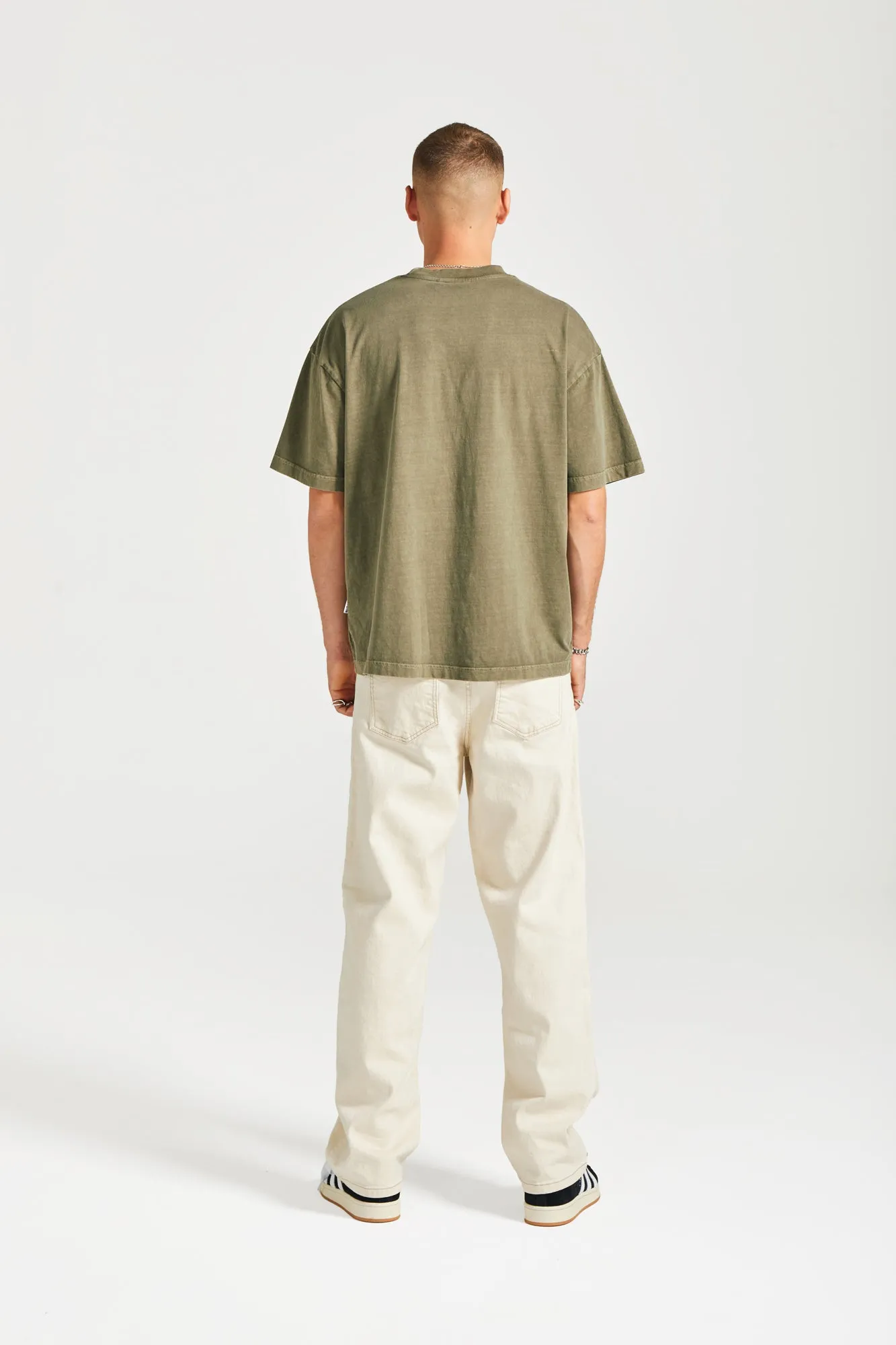 NICCE Mens Mercury Oversized T-Shirt | Juniper Green