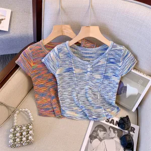Niche V-neck Knitted Top