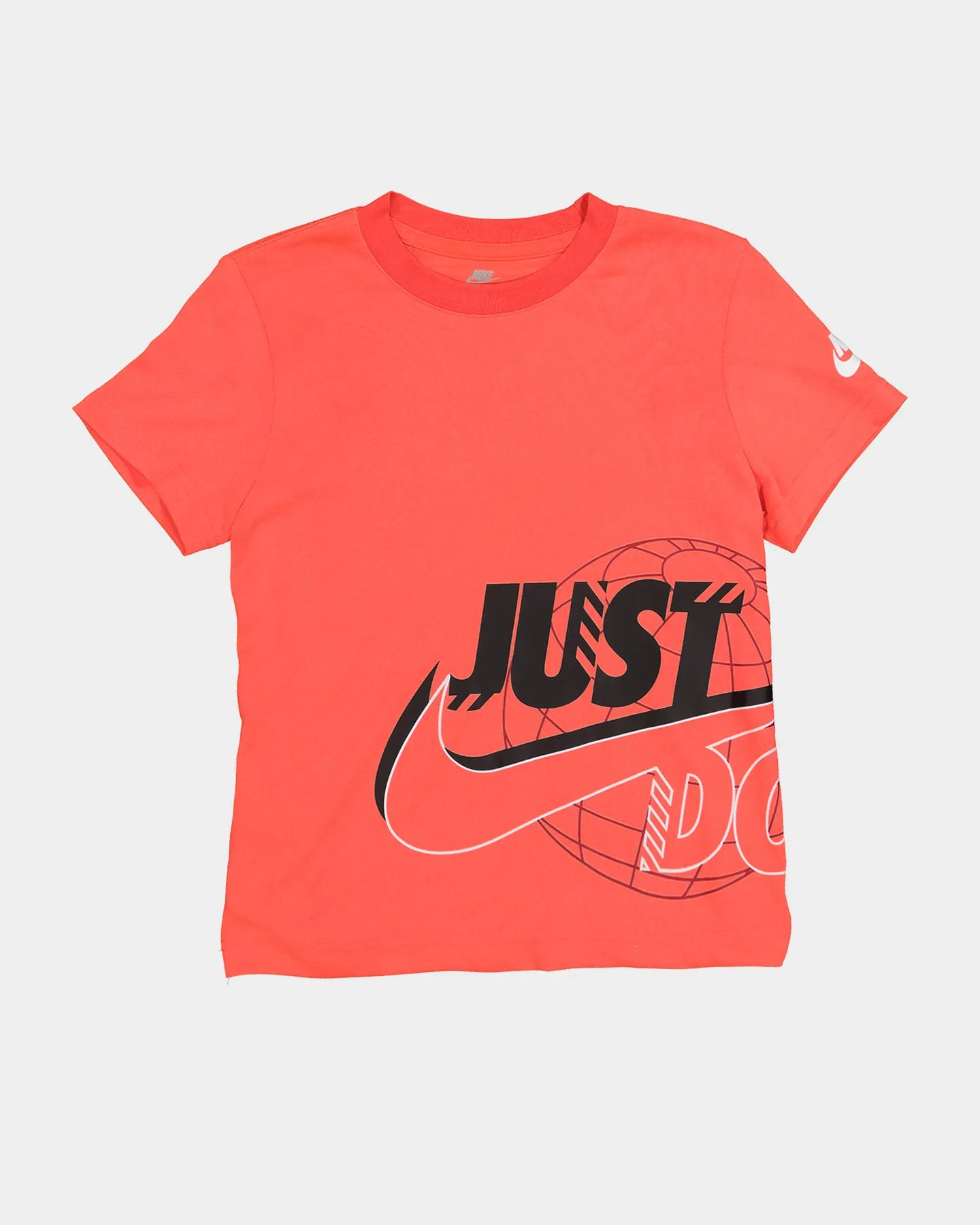 Nike Kids' Just Do It Futura Wrap T-Shirt Crimson