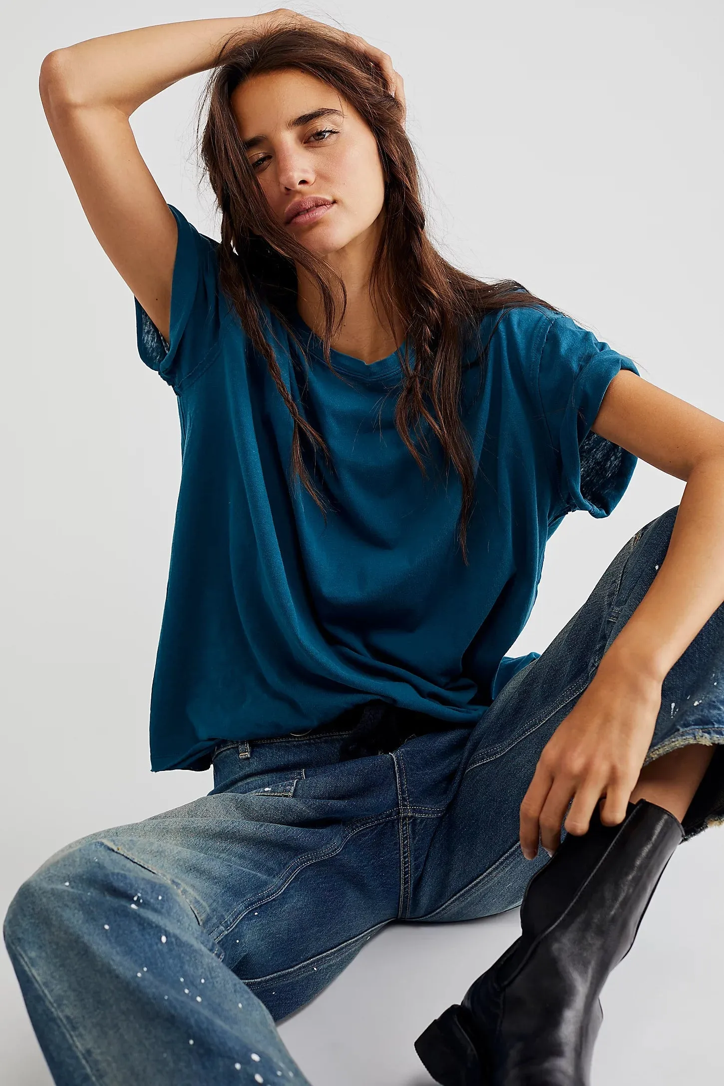 NINA TEE (NAVY)