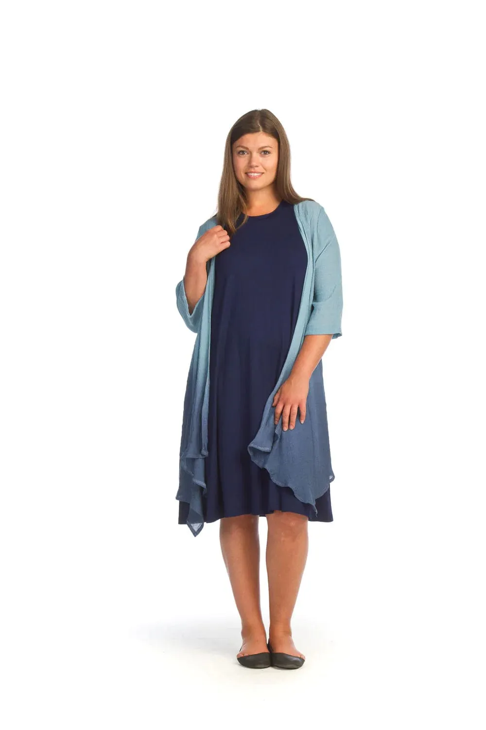 Papillon Dip Dye Waterfall Coverup - 14110