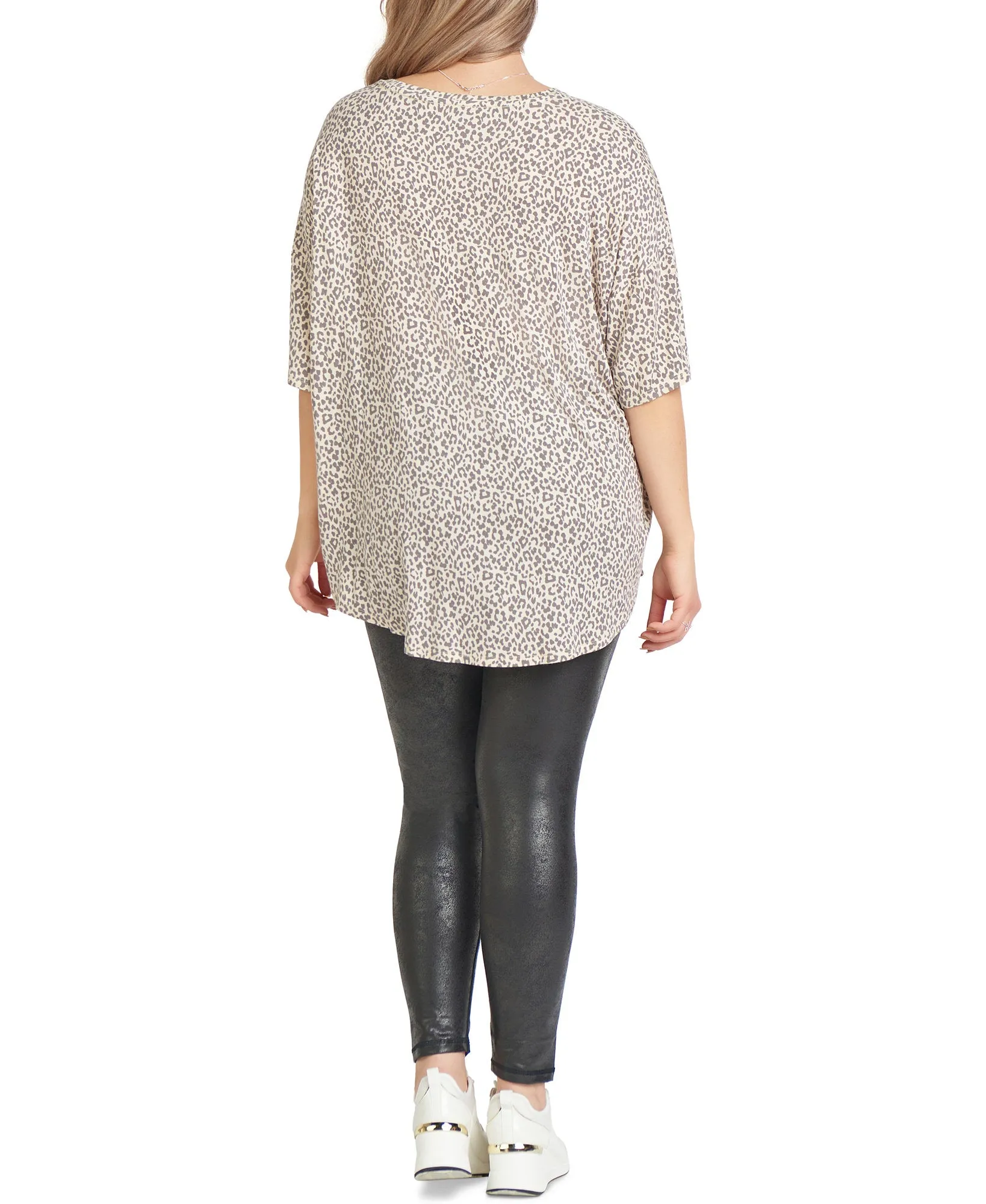 Plus Trendy Animal-Print Top