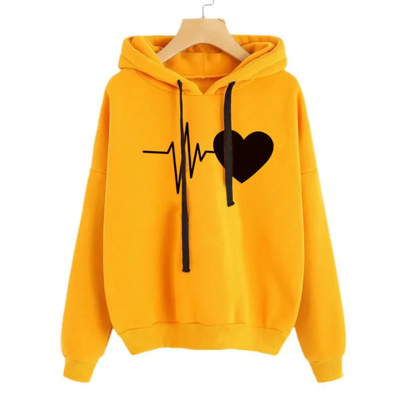 Printed Autumn Long Sleeve Hoodie - GlamzLife