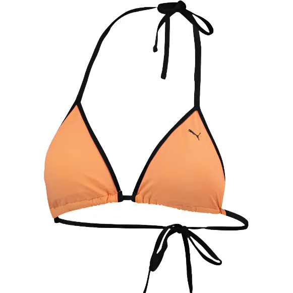 PUMA Orange Triangle Bikini Top