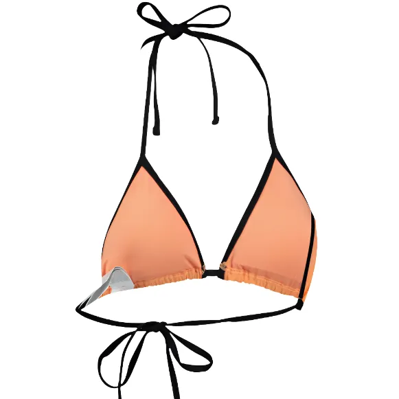 PUMA Orange Triangle Bikini Top