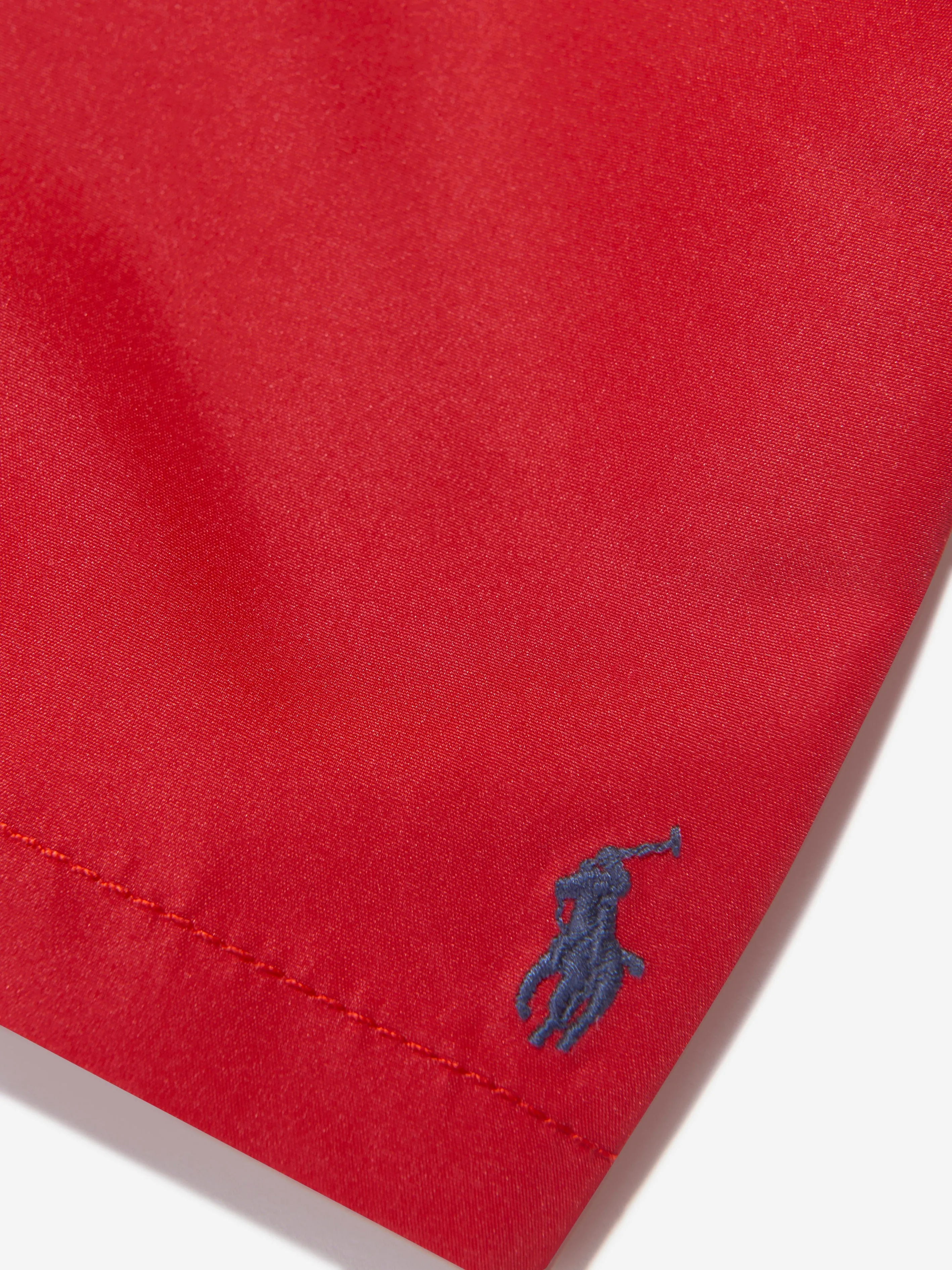 Ralph Lauren Boys Logo Swim Shorts in Red