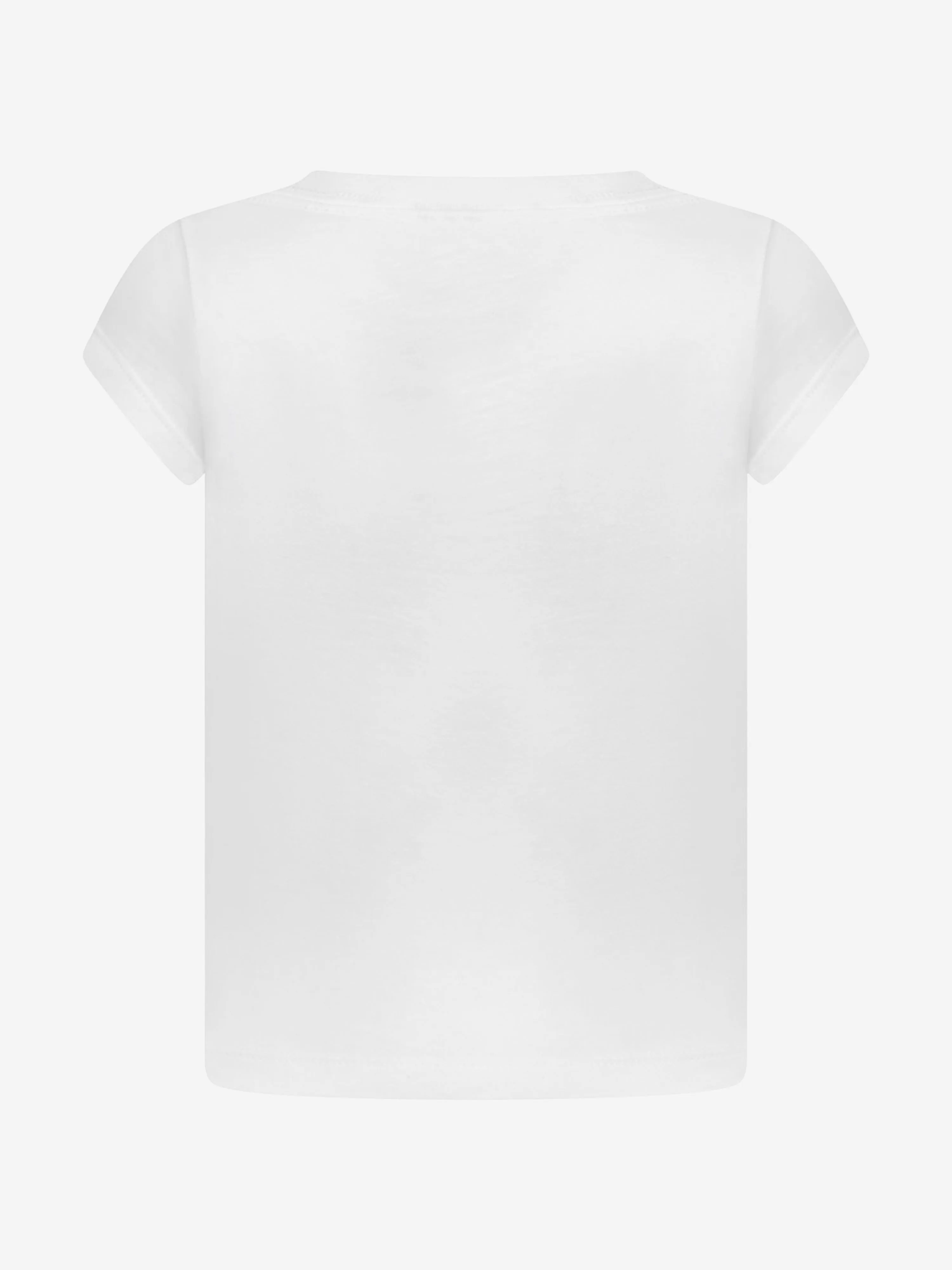 Ralph Lauren Girls White Cotton Jersey Polo T-Shirt