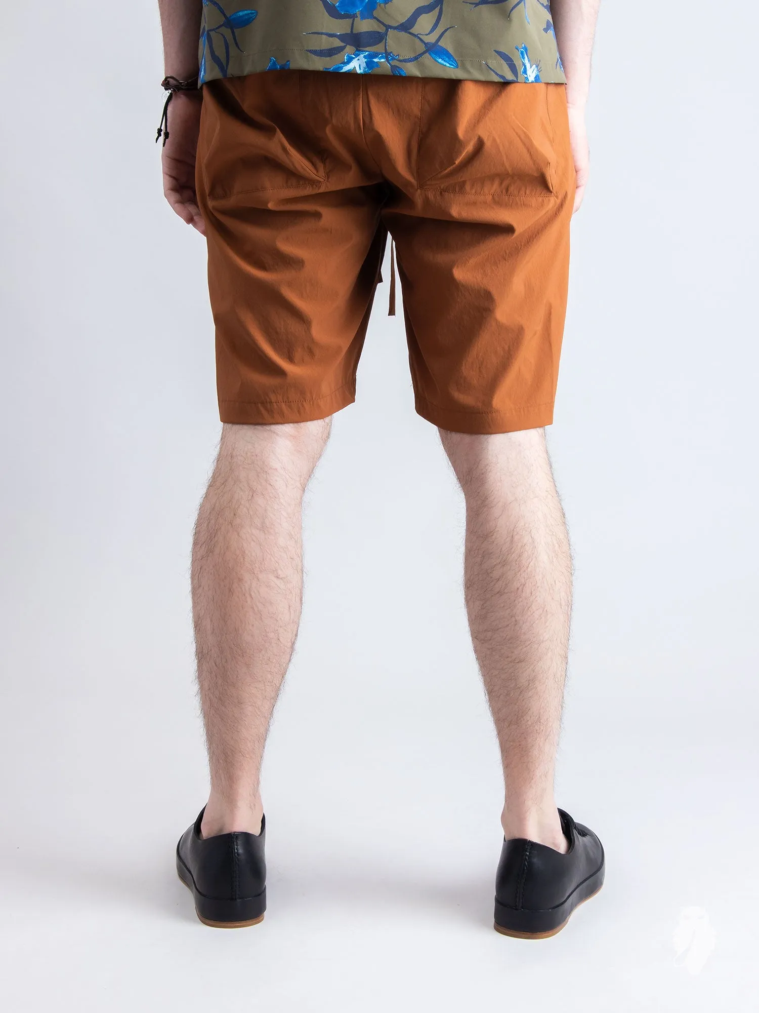 Relaxed Shorts in Orange