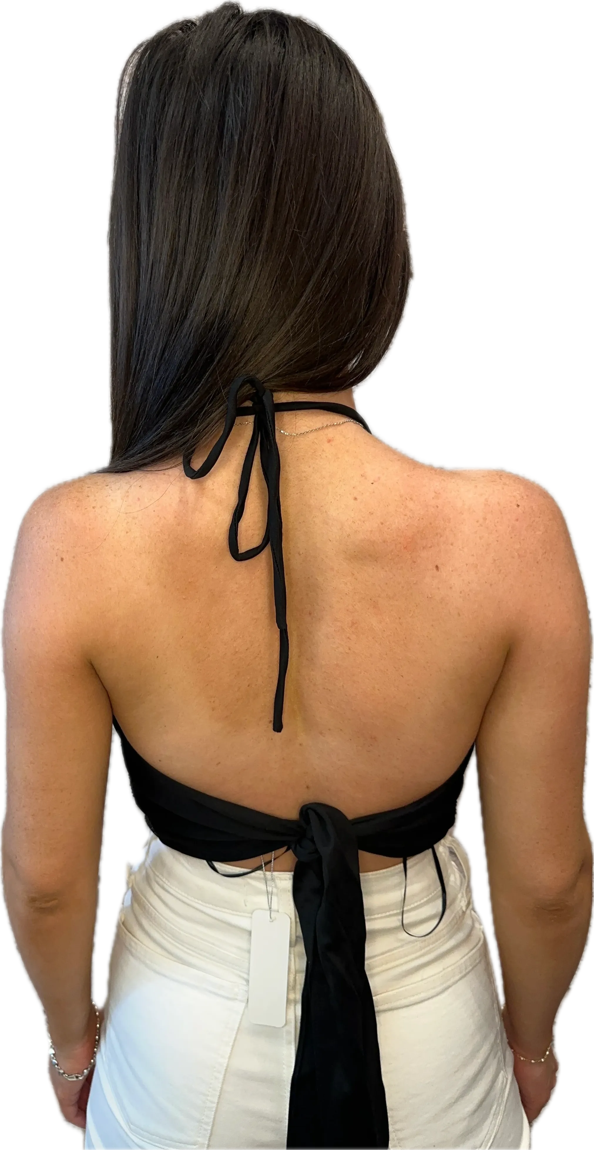 Rhinestone Halter Top