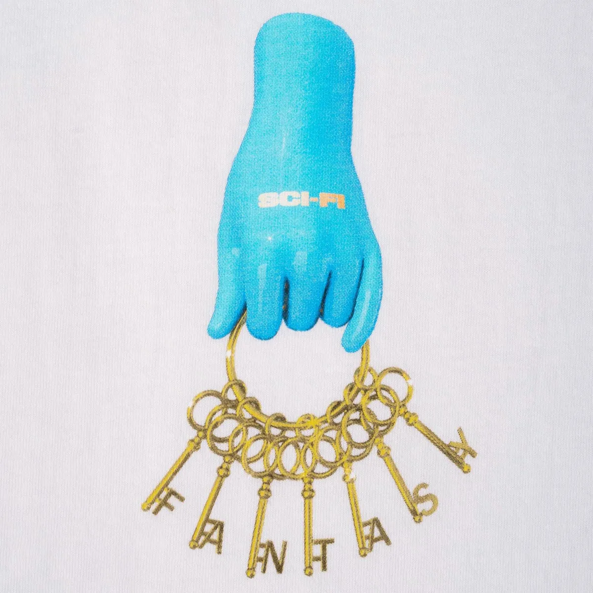 Sci-Fi Fantasy Keys T-Shirt - White