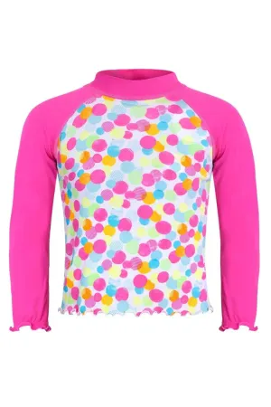 Sea Circus Confetti Long Sleeve Suntop