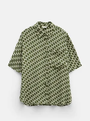 Shia print short sleeve relaxed shirt