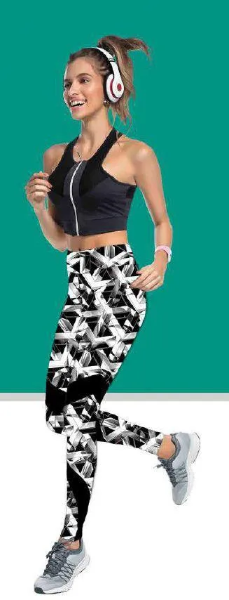 SP-DD65 Poly Spandex Digitally Wet Print Black Grey