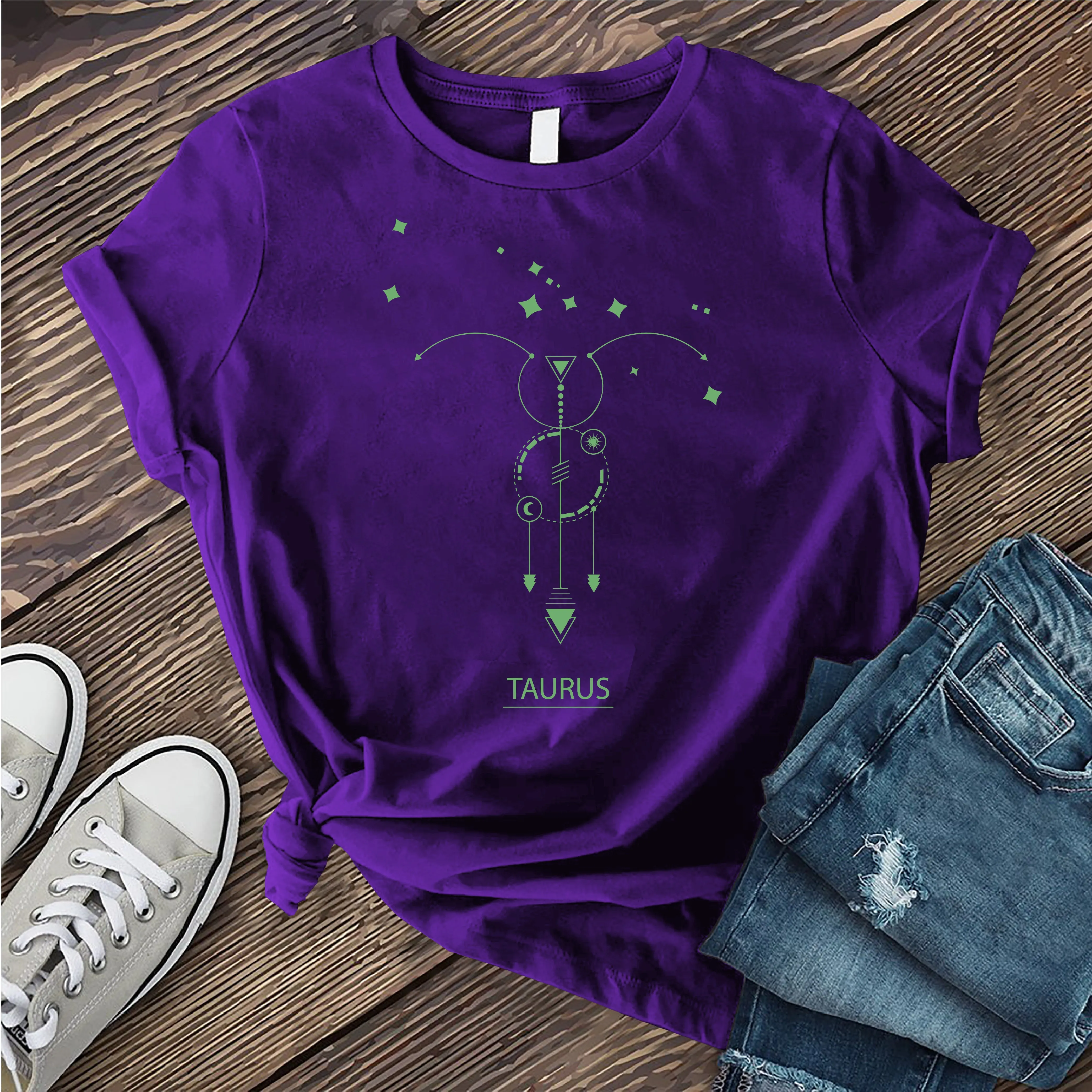 Taurus Modern Symbols T-Shirt