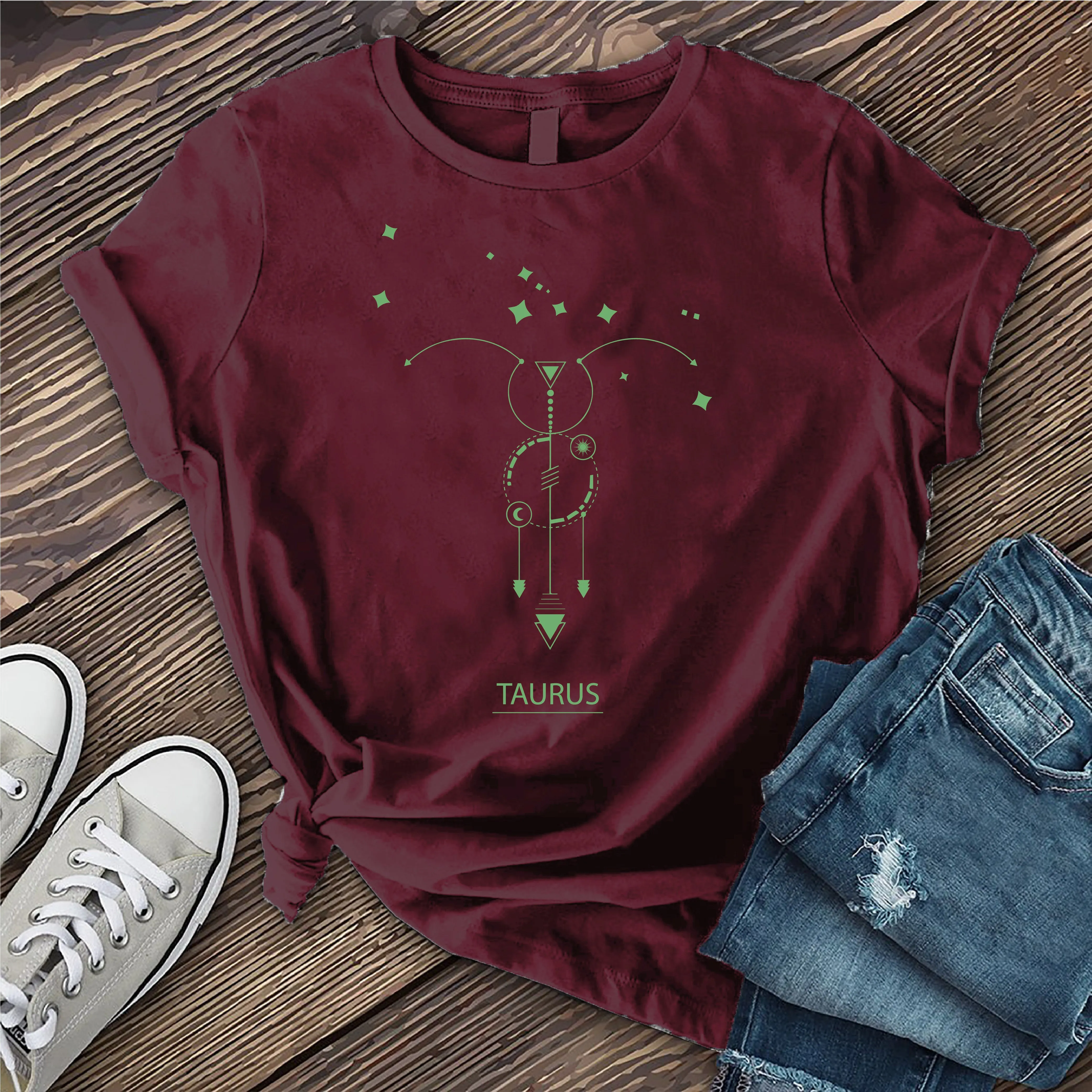 Taurus Modern Symbols T-Shirt