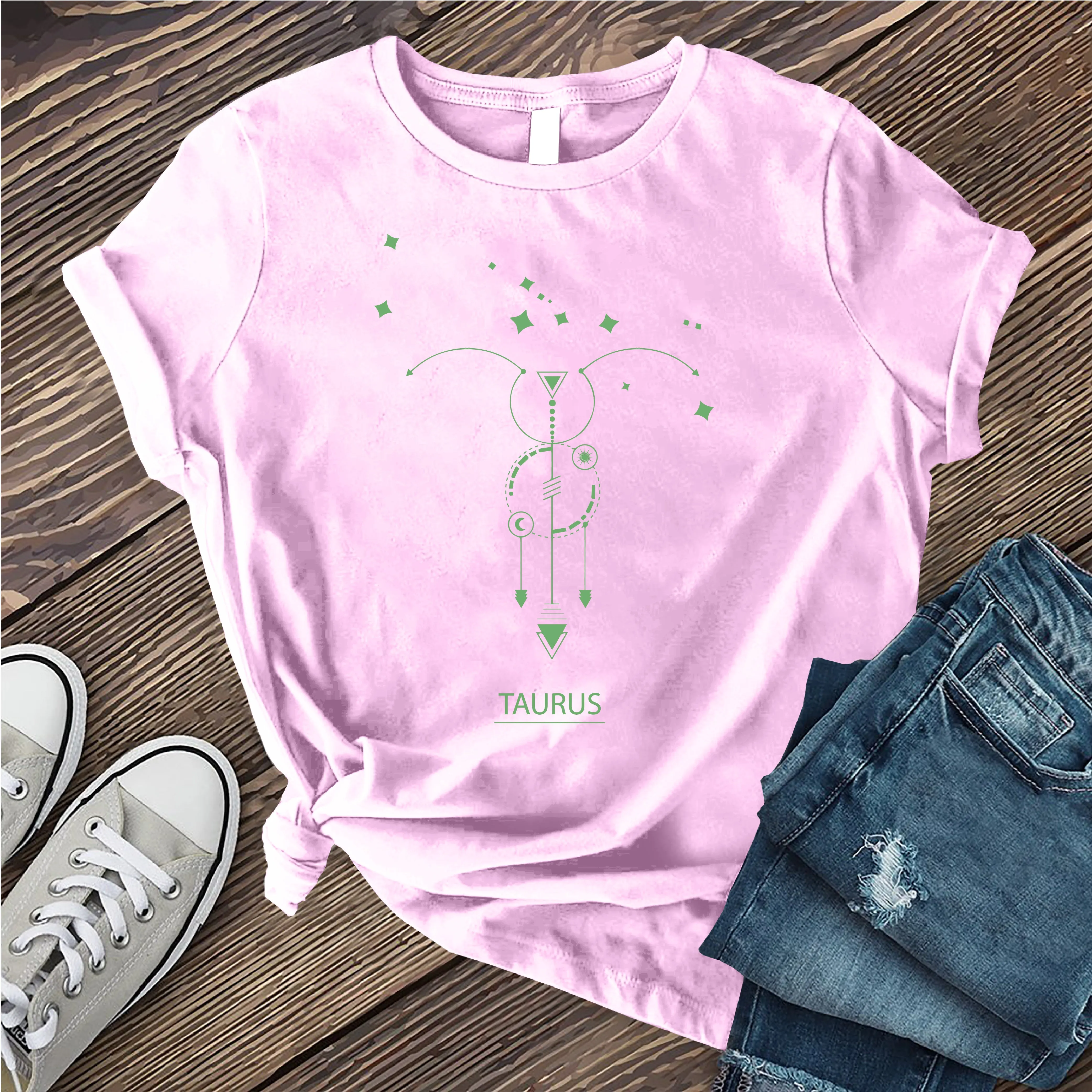 Taurus Modern Symbols T-Shirt