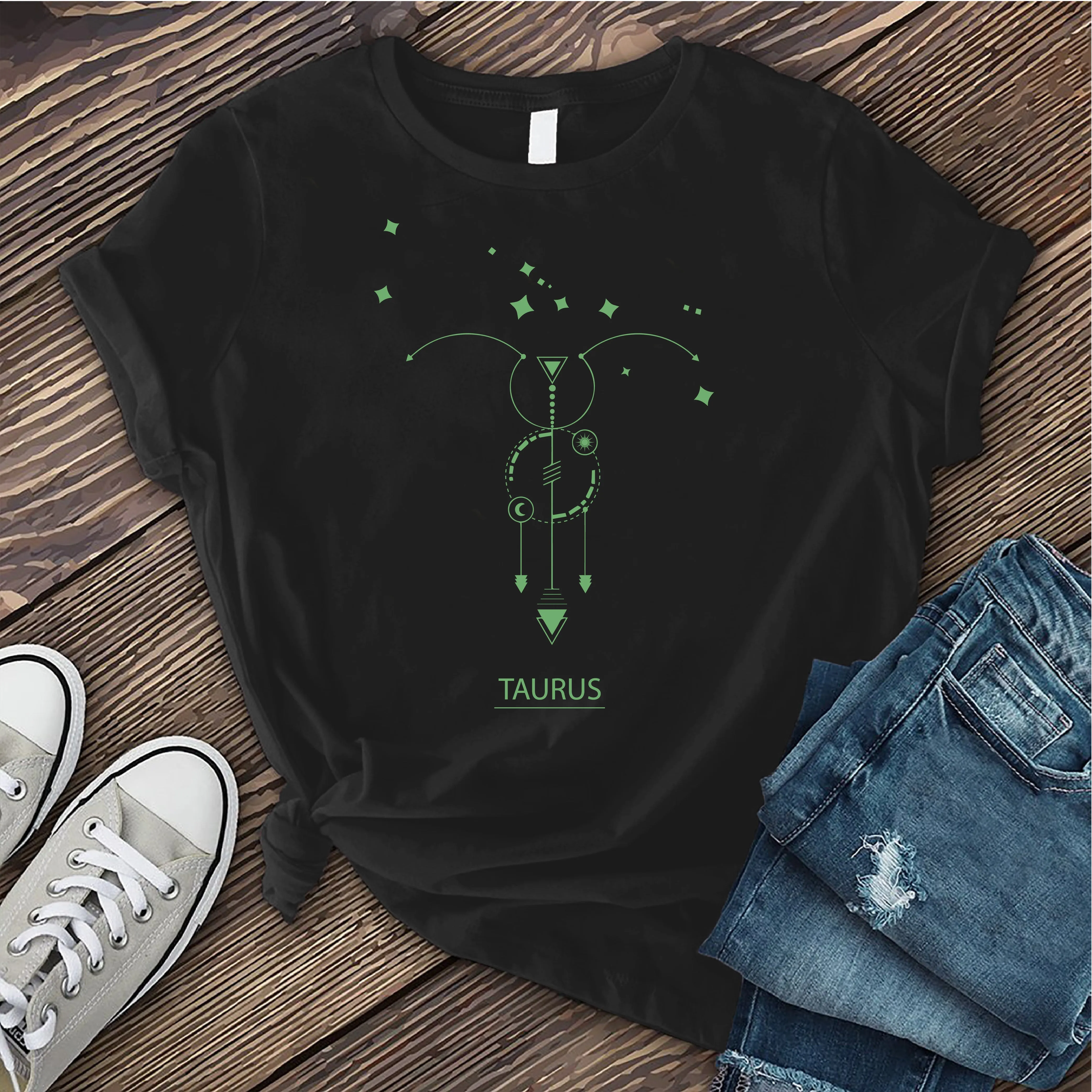 Taurus Modern Symbols T-Shirt