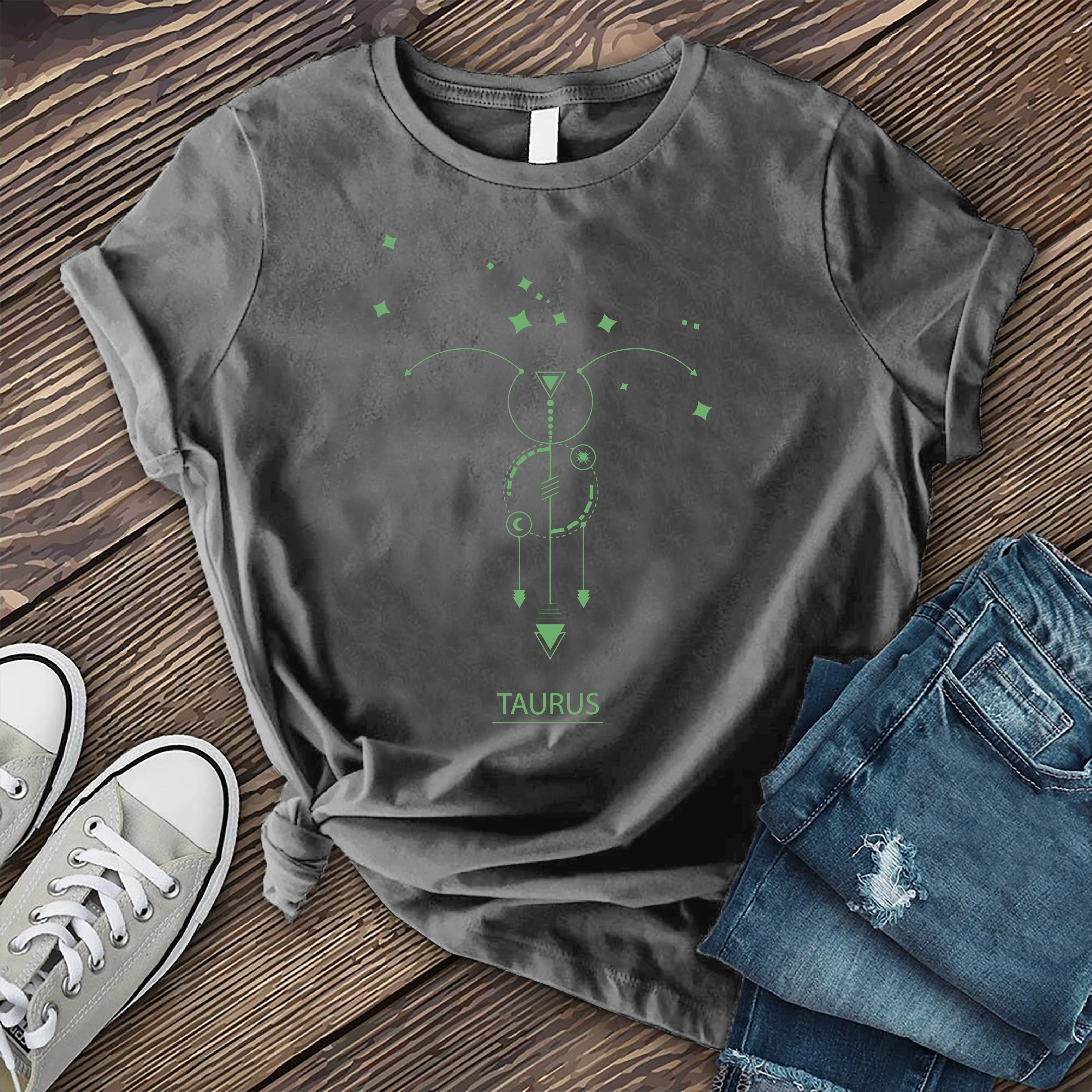 Taurus Modern Symbols T-Shirt