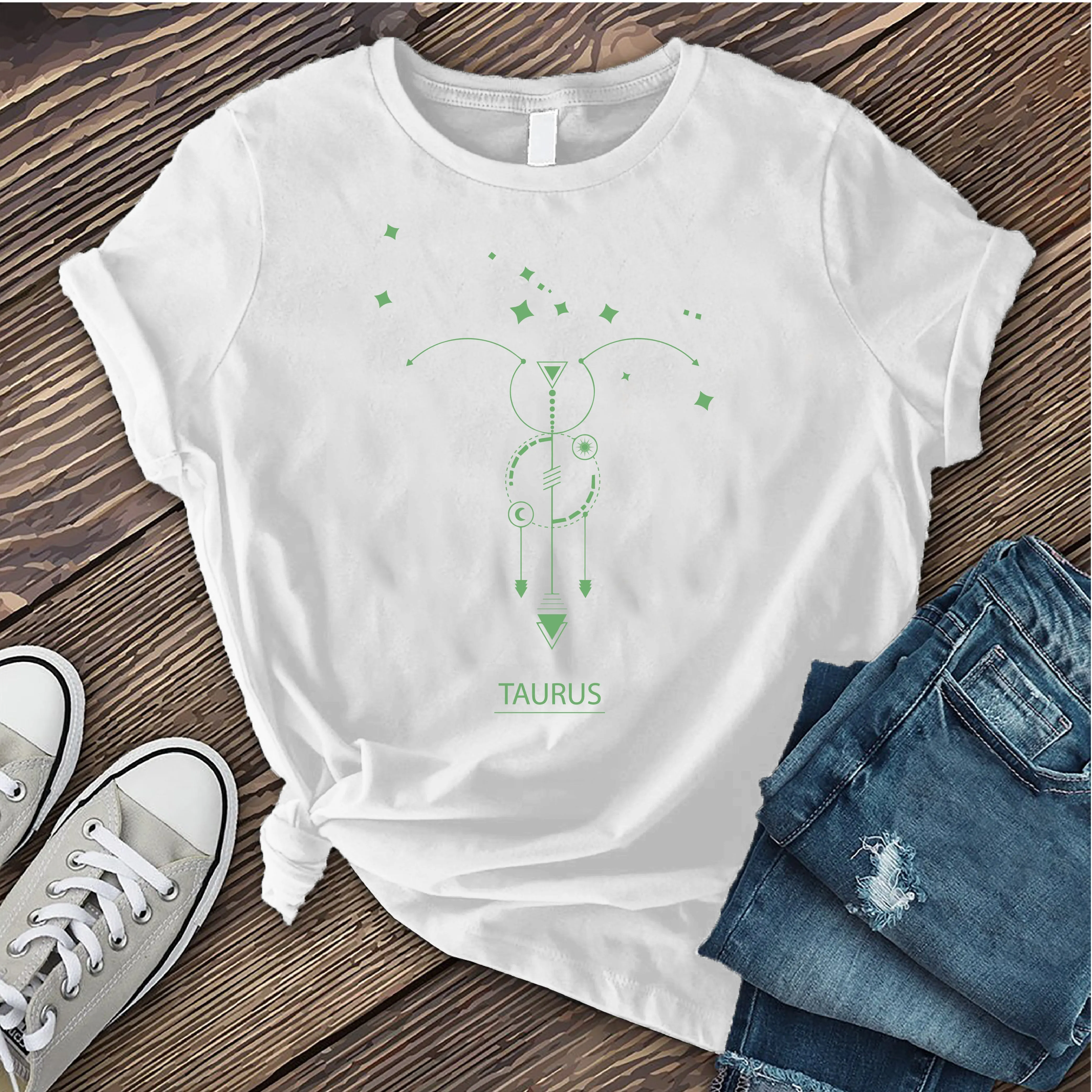 Taurus Modern Symbols T-Shirt