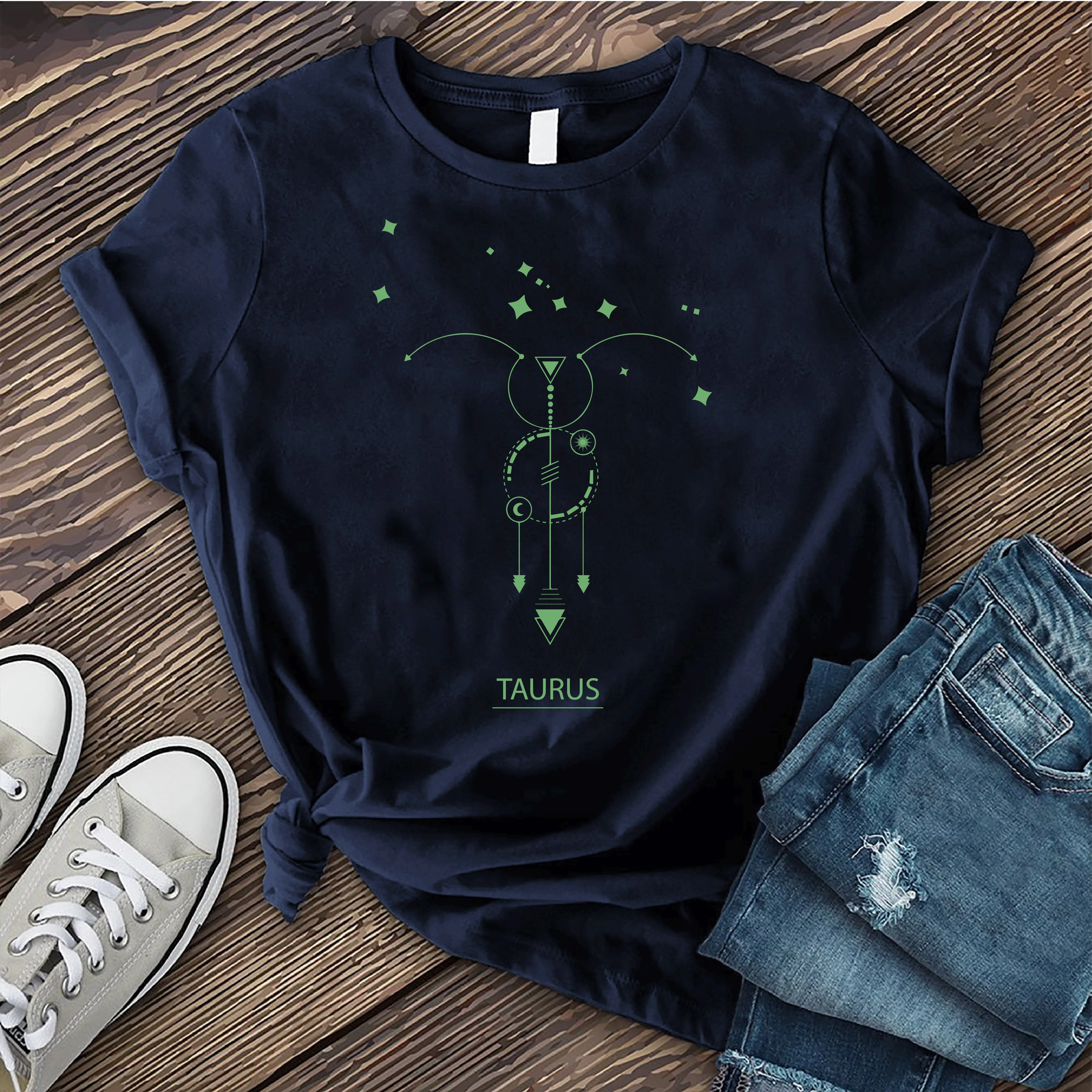 Taurus Modern Symbols T-Shirt