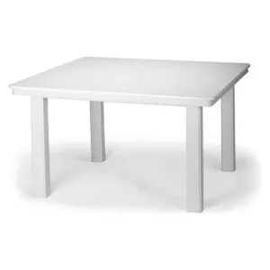 Telescope Casual Marine Grade Polymer 42" Square Chat Table w/Umbrella Hole | T090CHAT