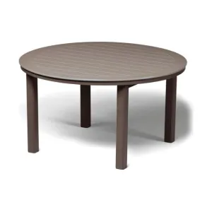 Telescope Casual Marine Grade Polymer 54'' Round Dining Table w/Umbrella Hole | T020