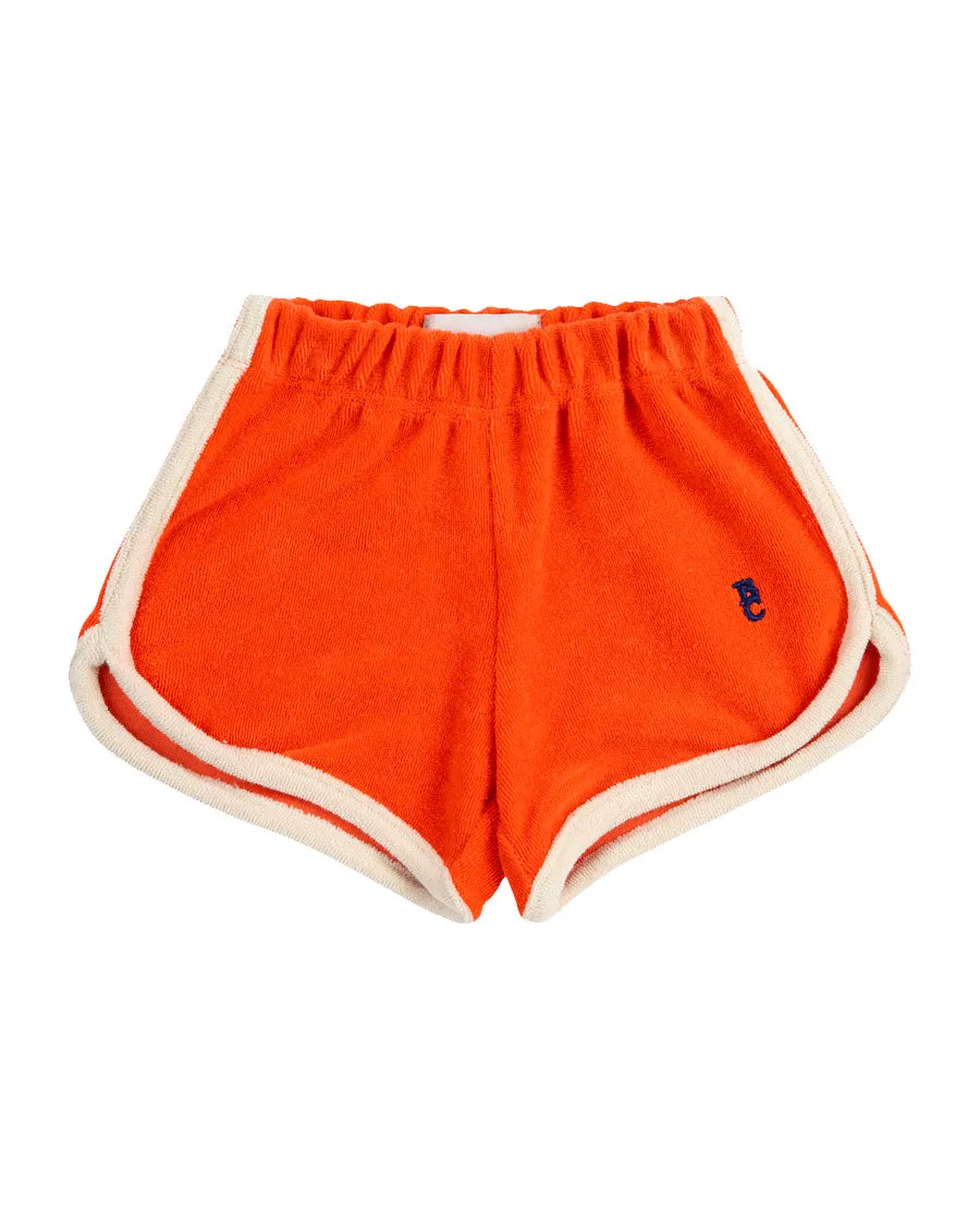 Terry Cloth Shorts - Red
