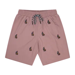 THE CLASSIC SWIM SHORTS-MAUVE