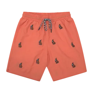 THE CLASSIC SWIM SHORTS-PEACH