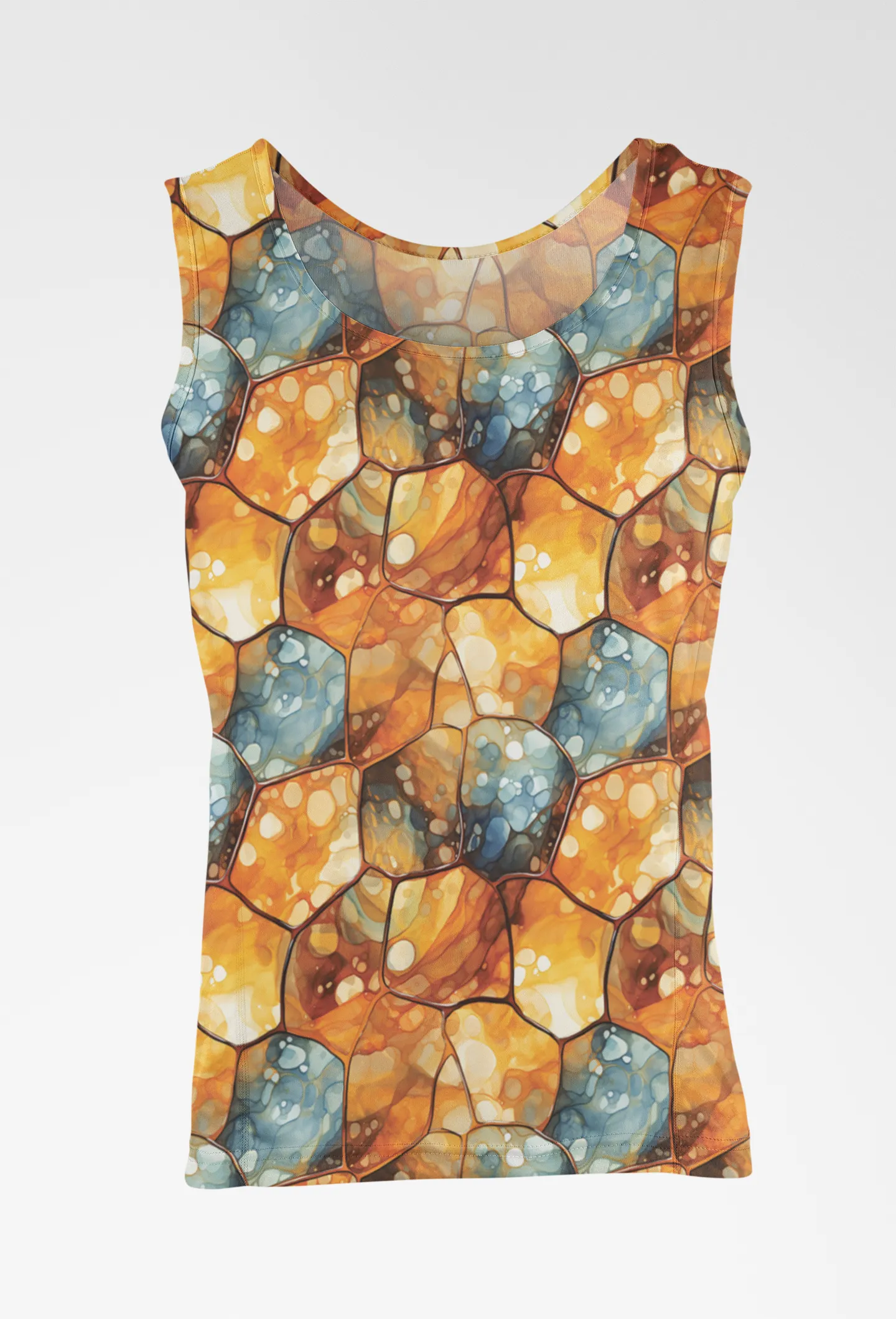 Tortoise Print Tank Top