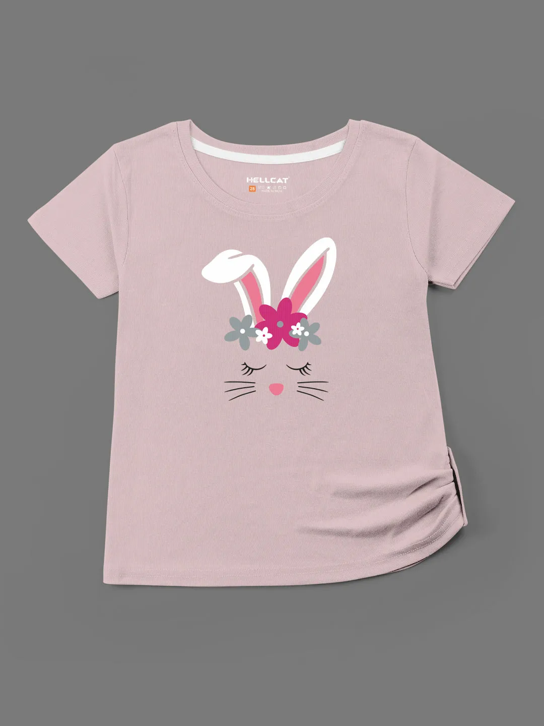 Trendy Printed Round Neck with Short Sleeve /Long Sleeve Multi colour Tshirts for Girls - Pack of 4