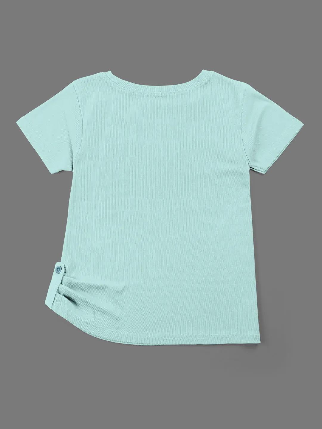 Trendy Printed Round Neck with Short Sleeve /Long Sleeve Multi colour Tshirts for Girls - Pack of 4