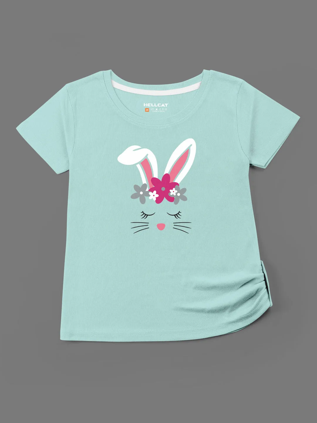 Trendy Printed Round Neck with Short Sleeve /Long Sleeve Multi colour Tshirts for Girls - Pack of 4