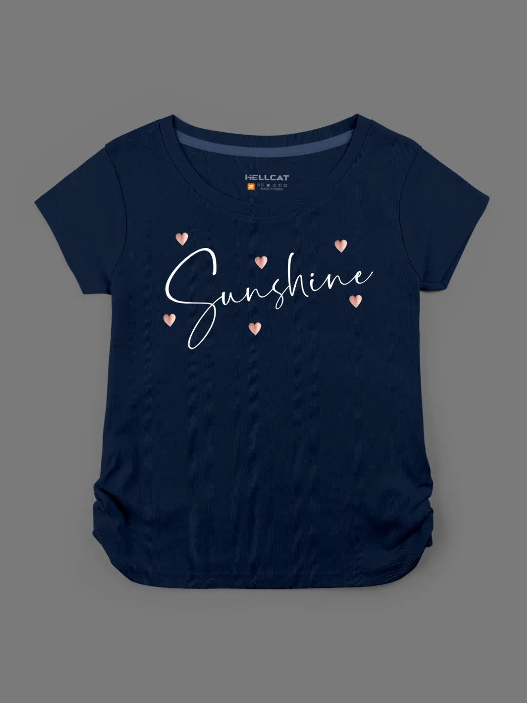 Trendy Printed Round Neck with Short Sleeve /Long Sleeve Multi colour Tshirts for Girls - Pack of 4