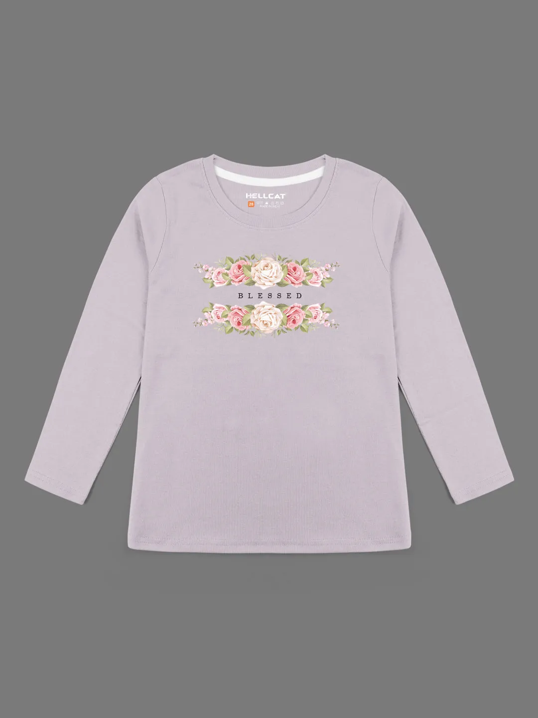 Trendy Printed Round Neck with Short Sleeve /Long Sleeve Multi colour Tshirts for Girls - Pack of 4