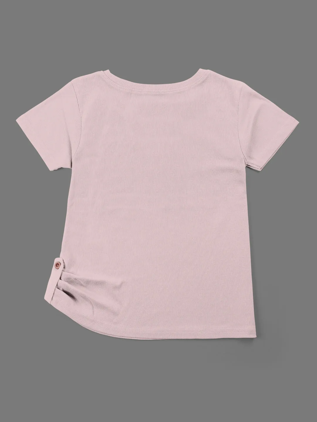 Trendy Printed Round Neck with Short Sleeve /Long Sleeve Multi colour Tshirts for Girls - Pack of 4