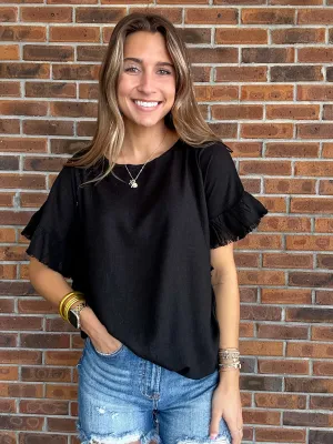 Umgee Jade Linen Top
