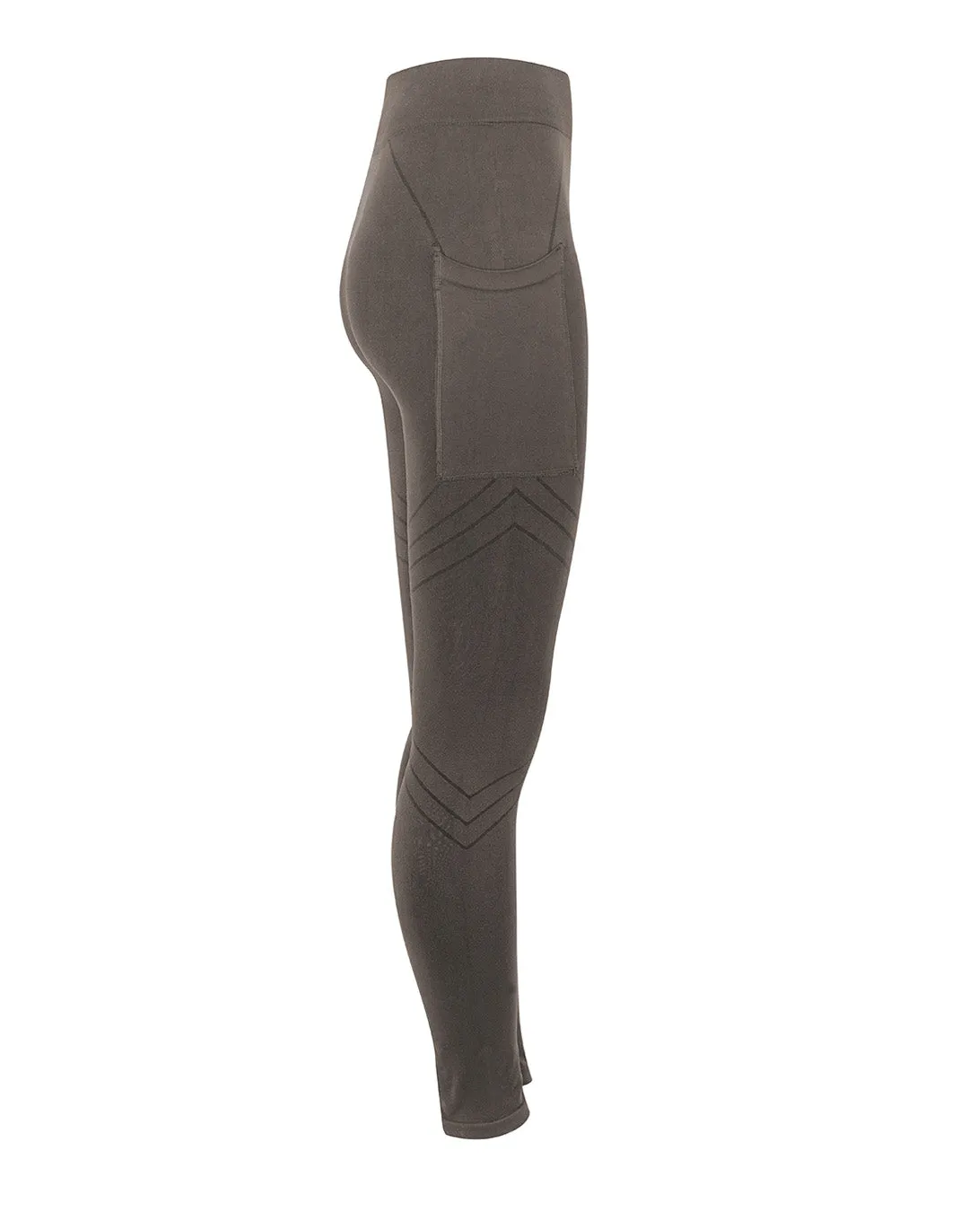 VIBRANT Pocket Leggings | Muddy Grey