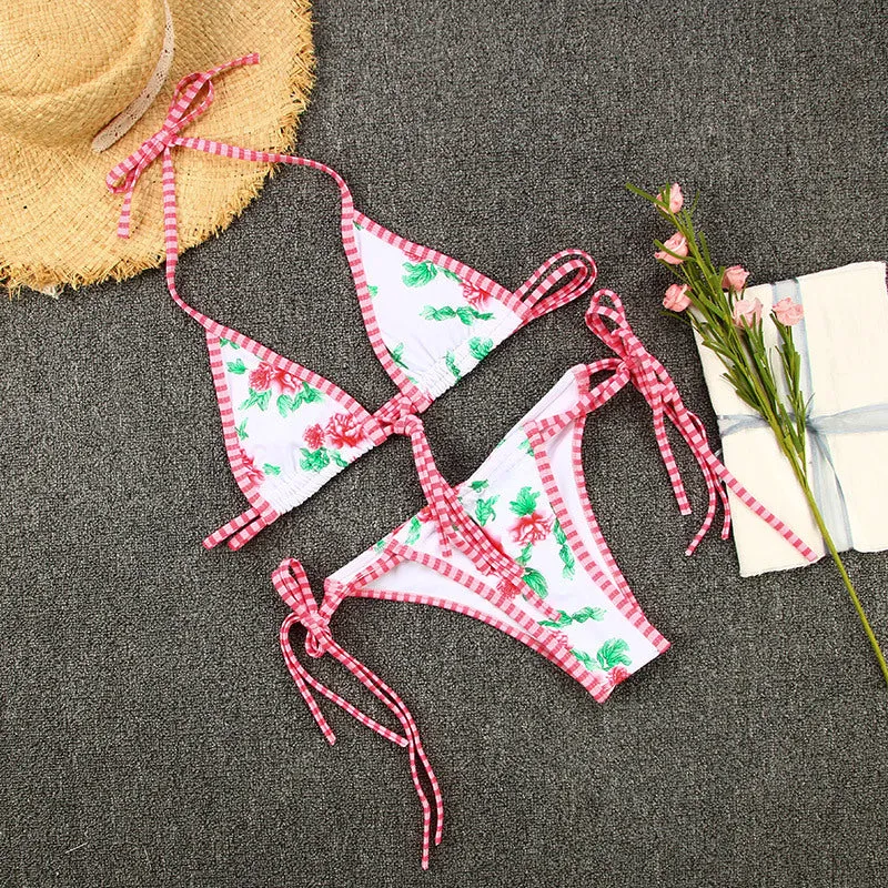 Vibrant Splendor Color Block Print Tie-Dye Swimsuit
