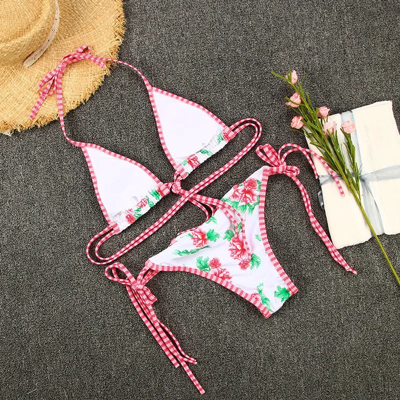 Vibrant Splendor Color Block Print Tie-Dye Swimsuit
