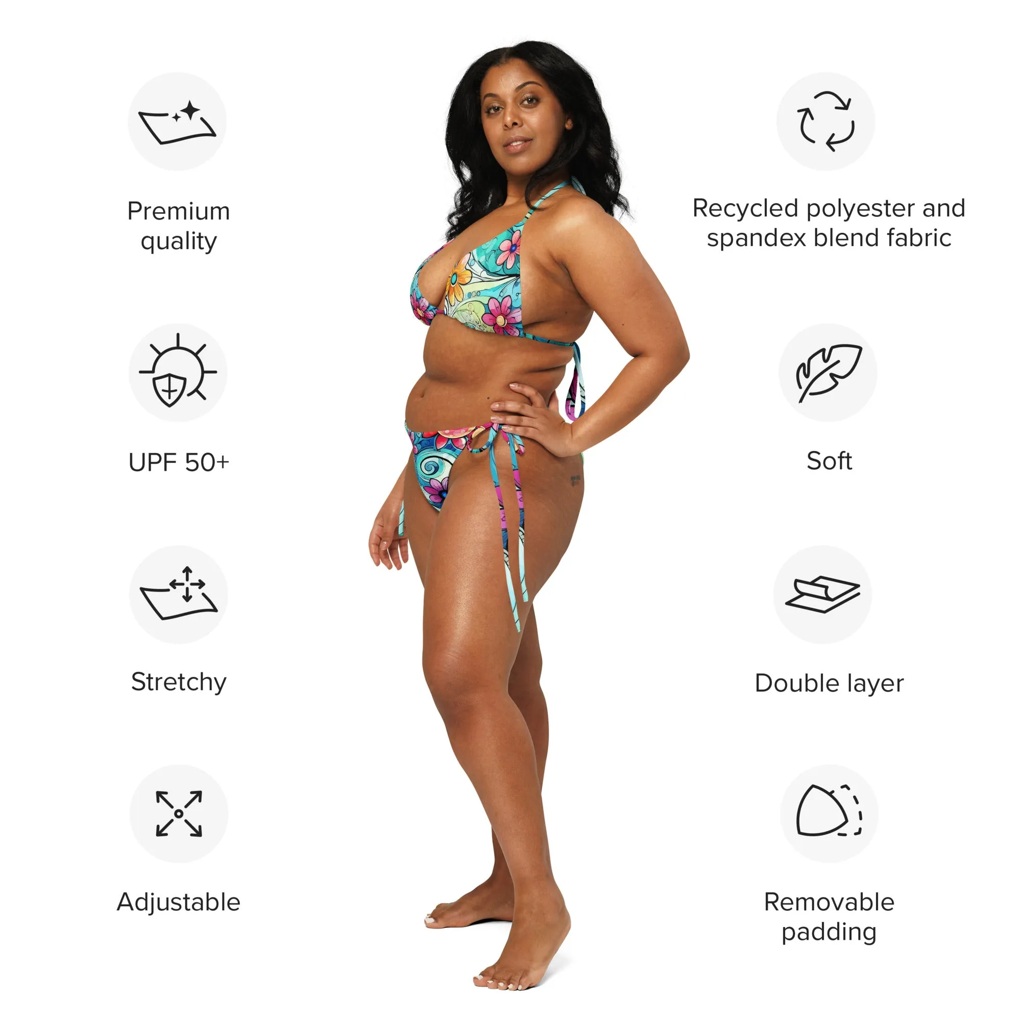 Vibrant Vibes string bikini